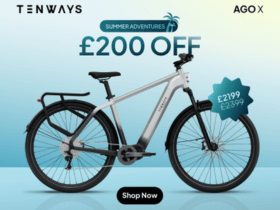 Tenways Flash Deal (Summer Adventures): Get Extra £200 OFF + FREE SP Connect Phone Mount + Mudguards, Kickstand and Rear Carrier on AGO X